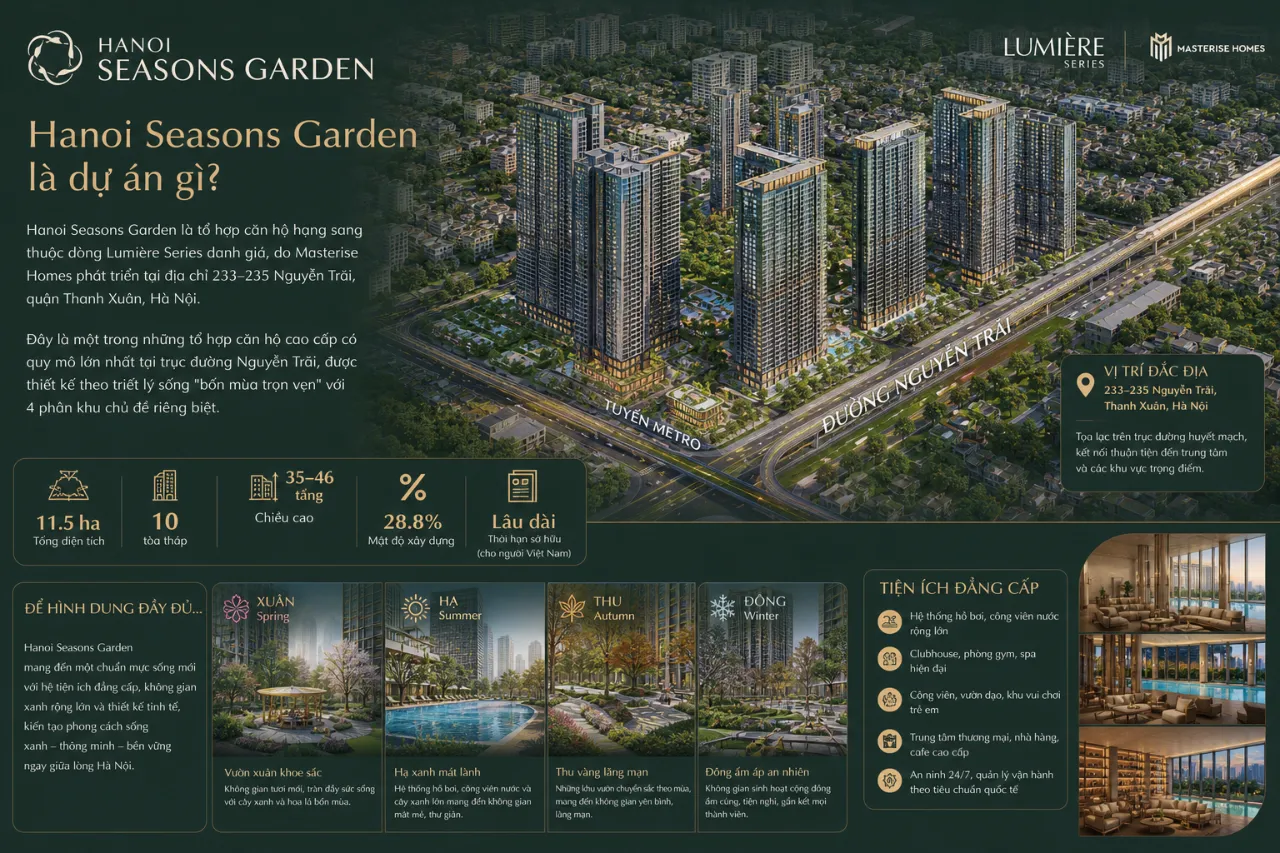 Hanoi Seasons Garden là dự án gì?